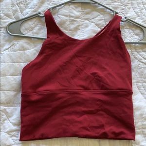 Long line sports bra